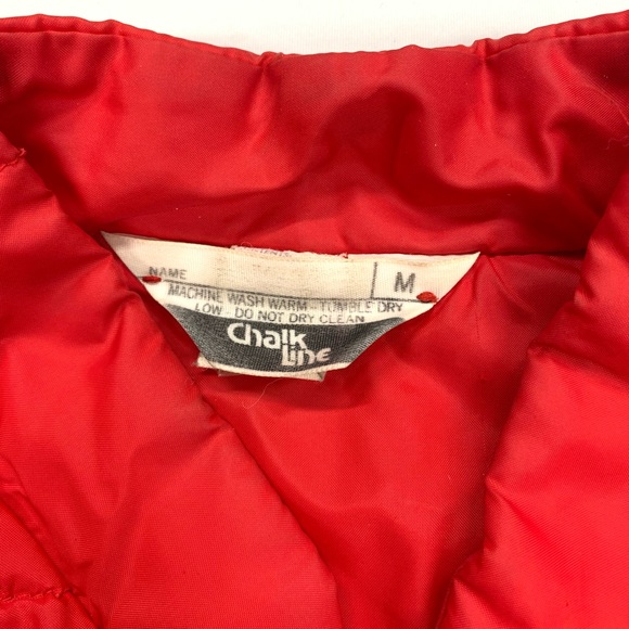 VTG 80s 90s Chalk Line Coca Cola Red Puffer Vest - Picture 7 of 7